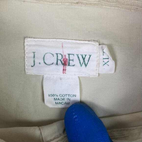 Vintage J. CREW Oarsman Shirt Men's XL Corduroy Collar Button Down Up - Picture 2 of 13